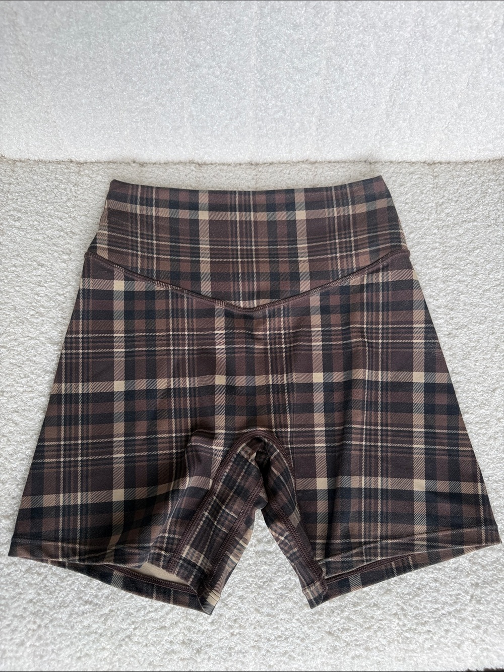 Vitality | Cloud II Volley Short | Espresso Plaid